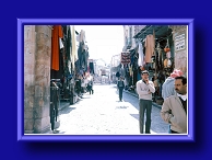 Thumbnail Walking through Arab market on Suq (souk) Aftimos Street to the Damascus Gate